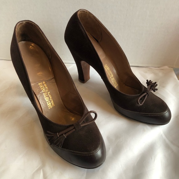 COPY - XCLT auth 1930-40’s Saks fifth Ave high heeled shoes - Picture 8 of 15